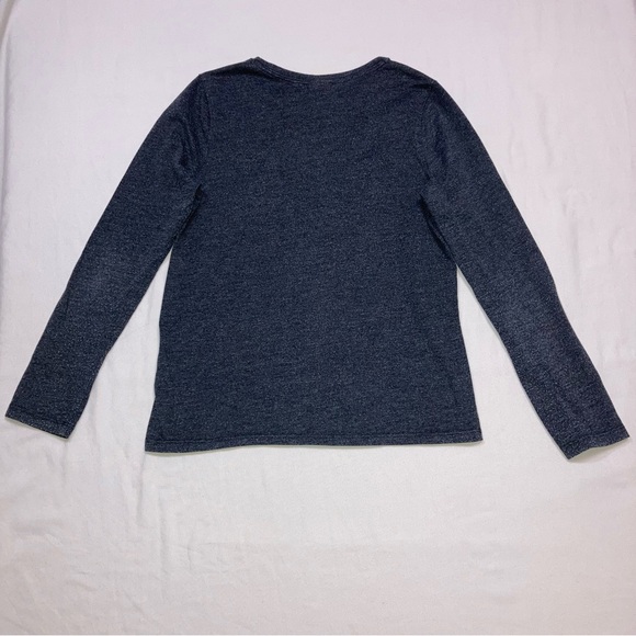 Gymboree Sushi Shirt Girl Medium 7-8 This How I Roll Sequin Top Gray Long Sleeve - Picture 4 of 7